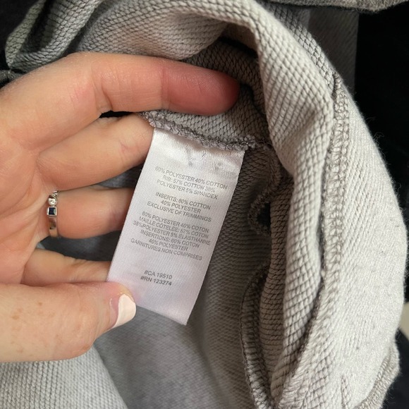 LOLE Sika Burnout Sweatshirt Dress Dark Charcoal Spray‎ Size Small - Picture 14 of 15